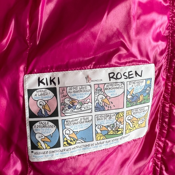 Moncler Bright Pink Puffer Vest Goose Down Padded Hot Pink - Picture 12 of 15